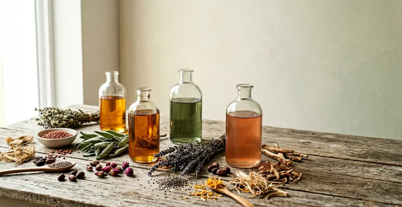 Abstract minimalist composition exploring sustainable beauty values with natural materials and ethical symbolism